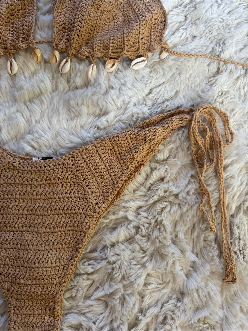 Crochet Shell Bikini Set Size large - Picture 11 of 15